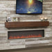 The Outdoor GreatRoom Company Tavern Brown Concrete Floating Mantel Shelf
