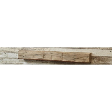 The Outdoor GreatRoom Company Weathered Barnwood Concrete Floating Mantel Shelf