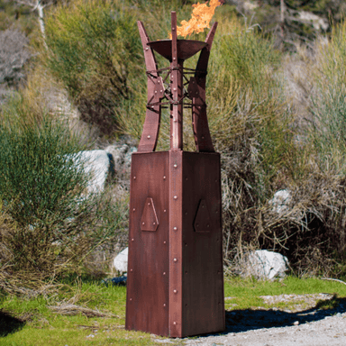 top fires bastille copper fire tower