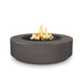 Top Fires 42" Florence GFRC Fire Pit in Chestnut