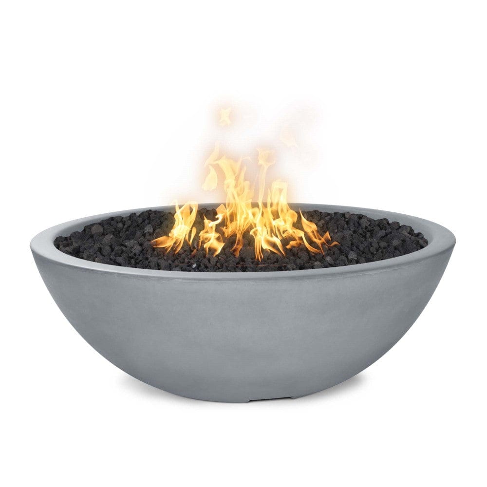 Top Fires Sedona 27-Inch Round Concrete Gas Fire Bowl in Gray