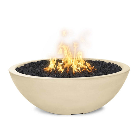 Top Fires Sedona 48-Inch Round GFRC Gas Fire Pit in Vanilla
