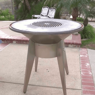 Top Fires the Mojave Stainless Steel Cast-Iron Grill