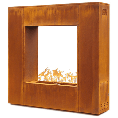 Top Fires williams corten steel fireplace