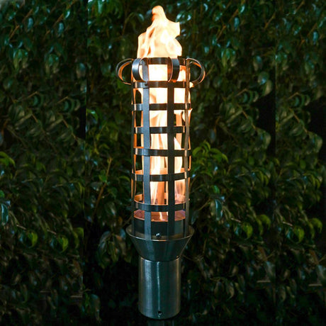 Top Fires 14" Box Weave Stainless Steel Gas Torch