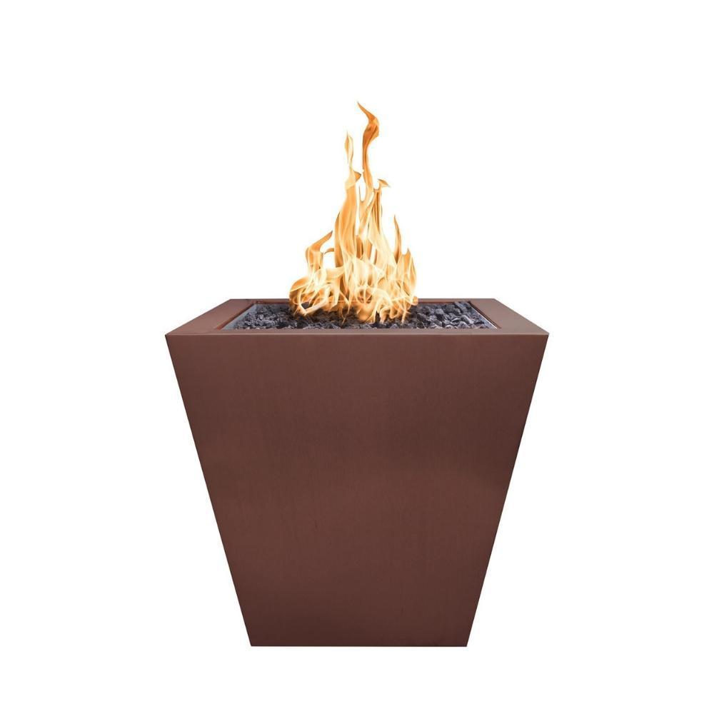 Top Fires 24" Copper Gas Fire Pit - Match Lit (OPT-FPT2500)