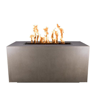 Top Fires 48-inch Rectangular Pismo GFRC Electronic Gas Fire Pit - OPT-2448EKIT