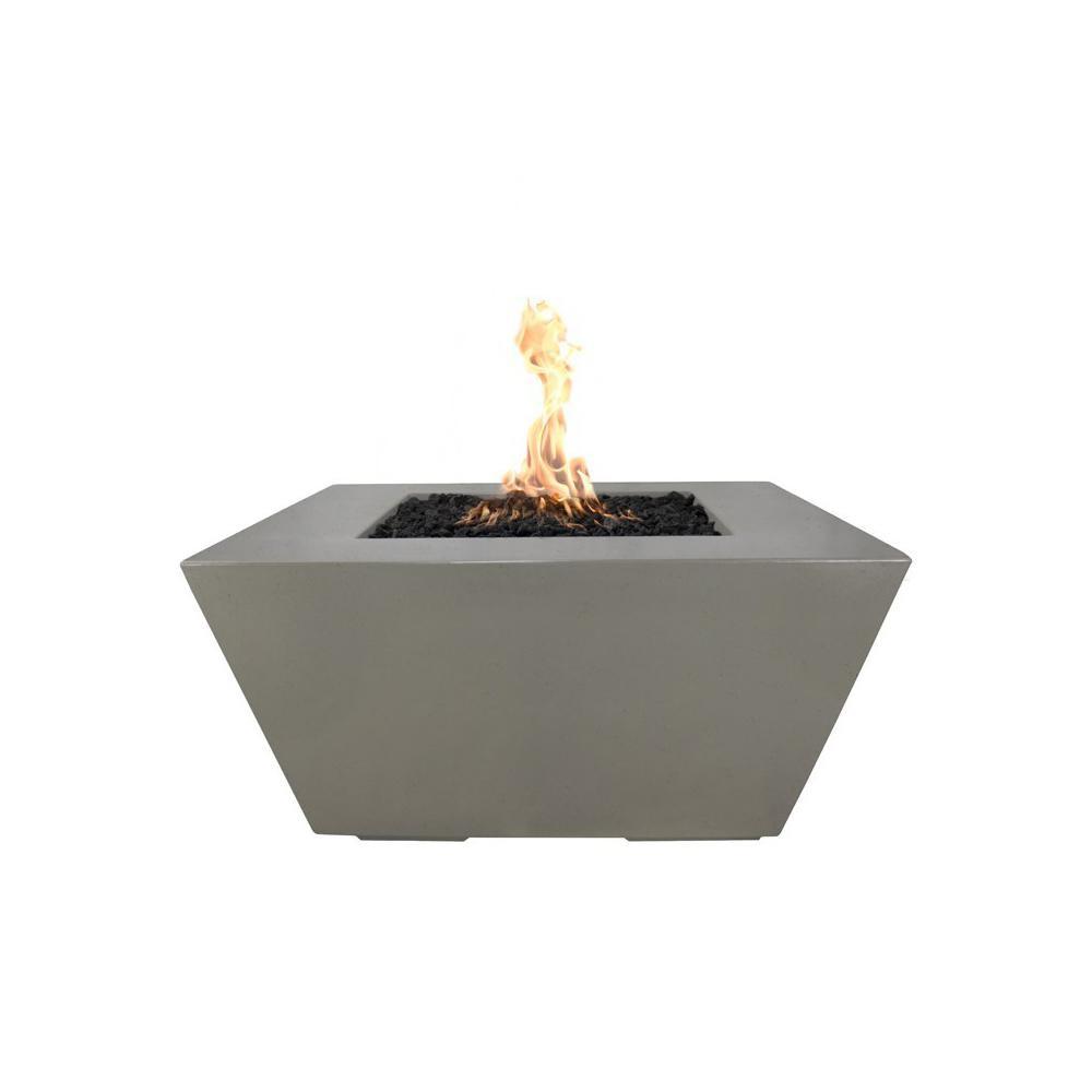 Top Fires Redann GFRC Gas Fire Pit in Ash