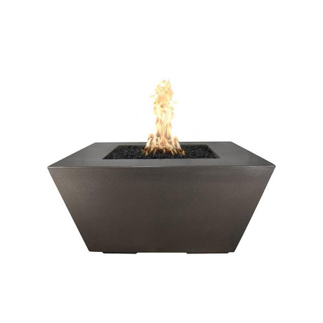Top Fires Redann GFRC Gas Fire Pit in Chocolate
