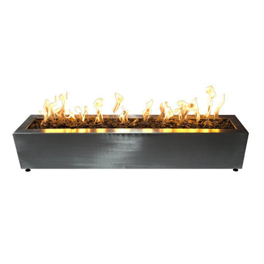 Top Fires 60-inch Eaves Stainless Steel Electronic Fire Pit - OPT-SLT60E