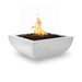 Top Fires Avalon Square Concrete Gas Fire Bowl - Electronic in Limestone
