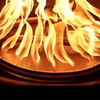 Top Fires Remi 31" Round Copper Gas Fire Bowl