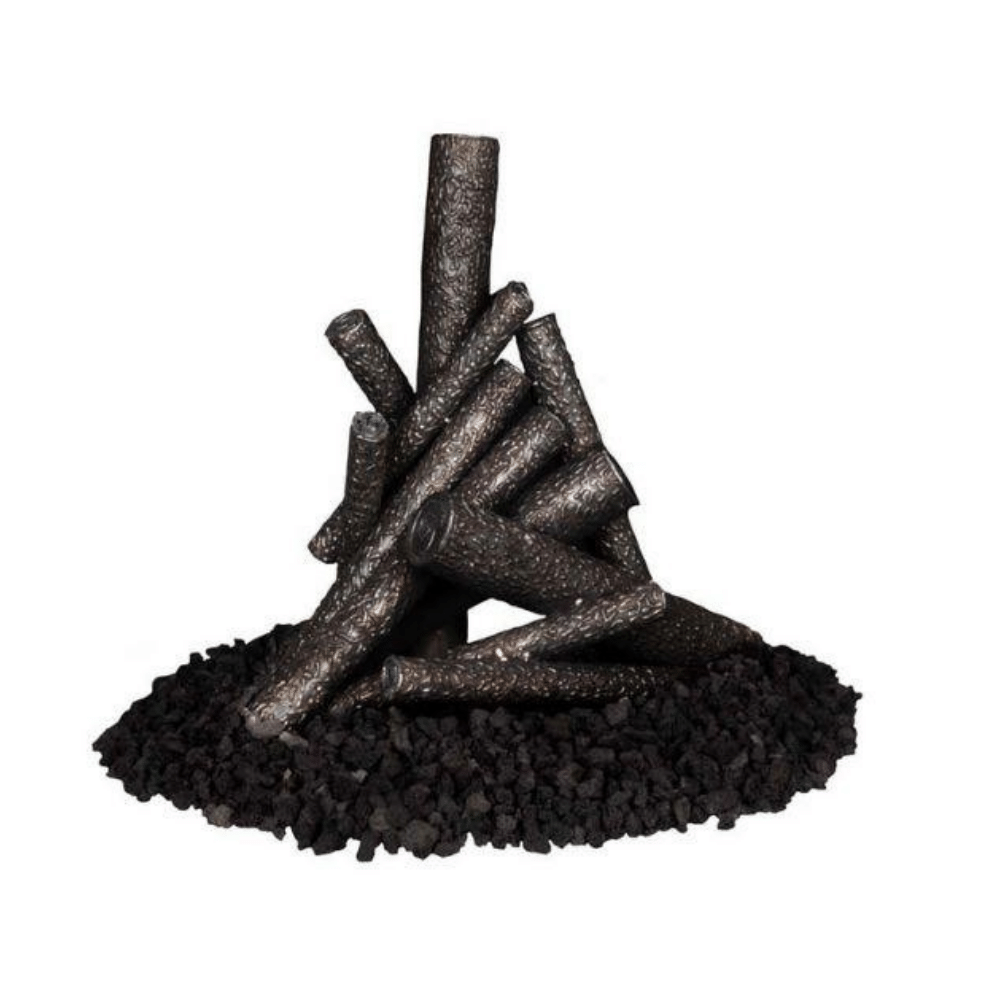 Top Fires Steel Fire Pit Log Pile