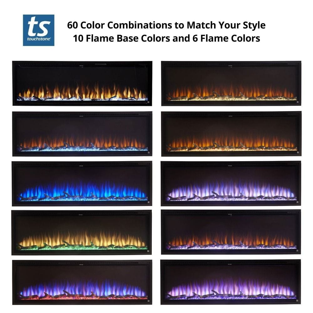 touchstone multicolor flames and lighting options