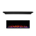 Touchstone Sideline Elite Electric Fireplace with black transitional mantel