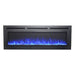Touchstone Sideline Steel 60" Electric Fireplace with Blue Flame