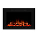 Touchstone Forte - 40" Recessed Electric Fireplace (#80006) with orange flame