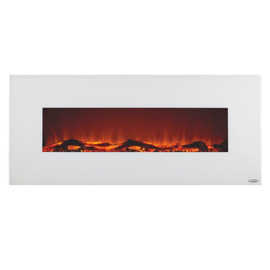 Touchstone Ivory - Wall Mounted Electric Fireplace with White Frame (#80002)