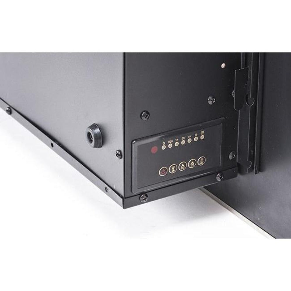 Touchstone Onyx Stainless - 50" Wall Mounted Electric Fireplace (#80026) control panel