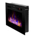 Left side view of Touchstone Sideline 28" - Recessed Electric Fireplace (#80028)