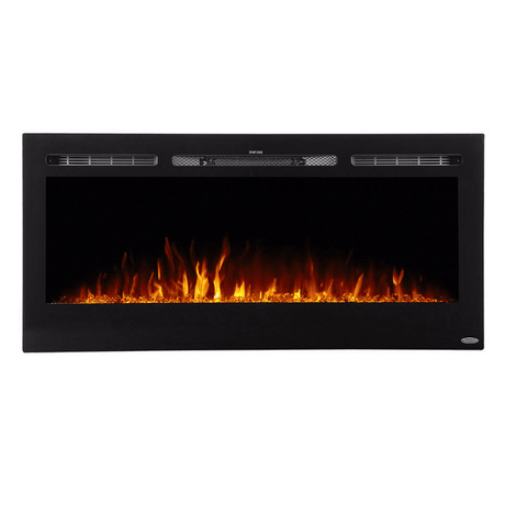 Touchstone The Sideline™ 45" - Recessed Electric Fireplace with orange flames