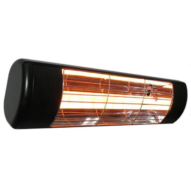 Victory HLWA Series 19" Black 1500W 240V All Weather Infrared Heater, Frosted Lamp