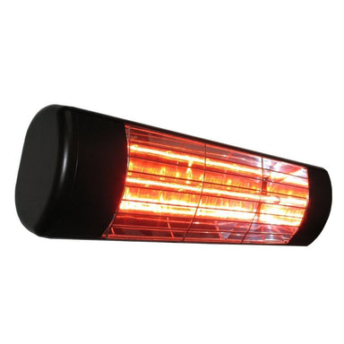 Victory HLWA Series 19" Black 1500W 240V All Weather Infrared Heater, Gold Lamp