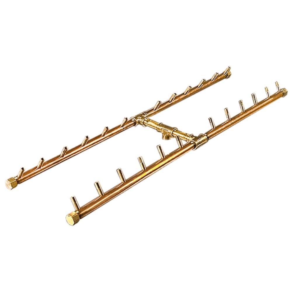 Warming Trends CFBH240 H-Style CROSSFIRE™ 36" Brass Gas Burner