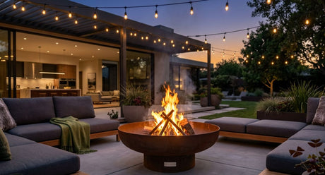  Seasons Fire Pits Elliptical Wood-Burning Fire Pit 