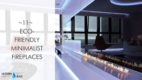 11 Eco-Friendly Minimalist Fireplaces