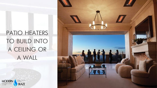 Patio Heaters to Build into a Ceiling or a Wall
