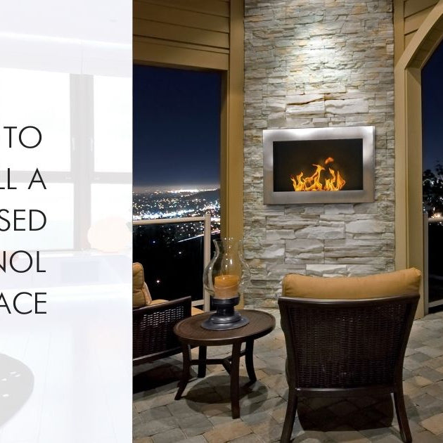 How to Install a Recessed Ethanol Fireplace