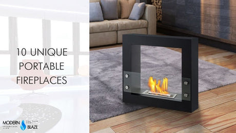 10 Unique Portable Fireplaces