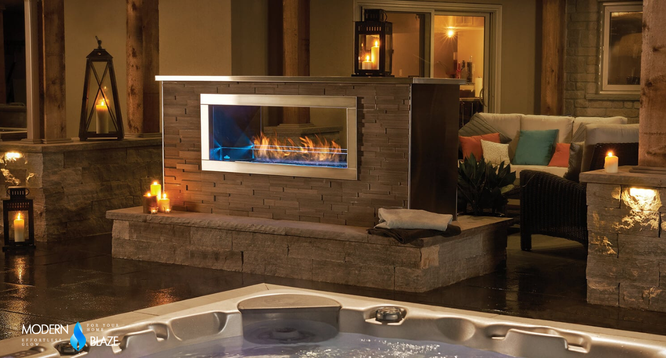 Modern Outdoor Fireplace Ideas