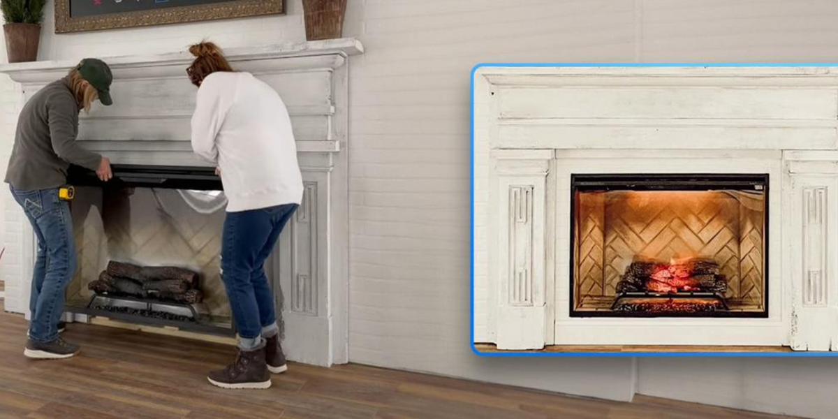 How to Install an Electric Fireplace Insert — Modern Blaze