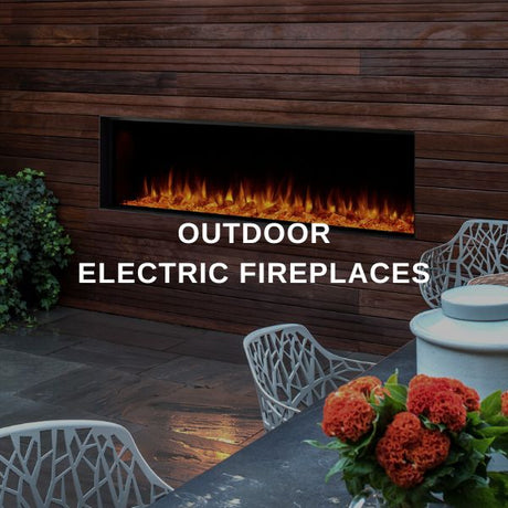 outdoor electric fireplaces
