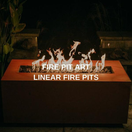 Fire Pit Art Linear Fire Pits Series