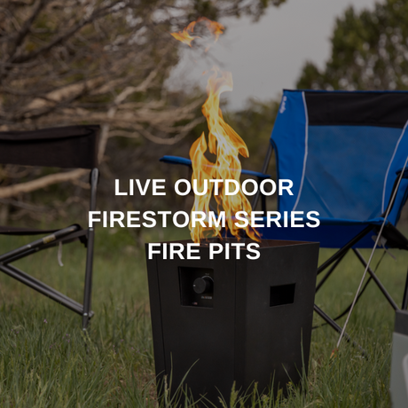 Live Outdoor Firestorm Series Fire Pits