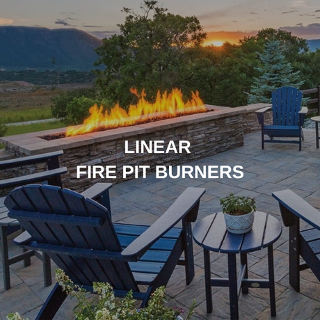 Linear Fire Pit Burners
