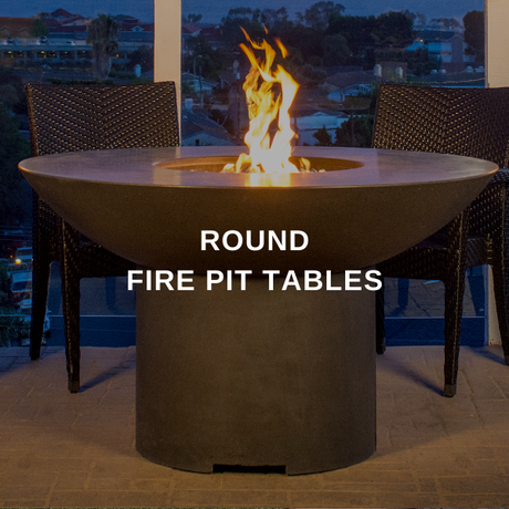 Round Fire Pit Table Collection