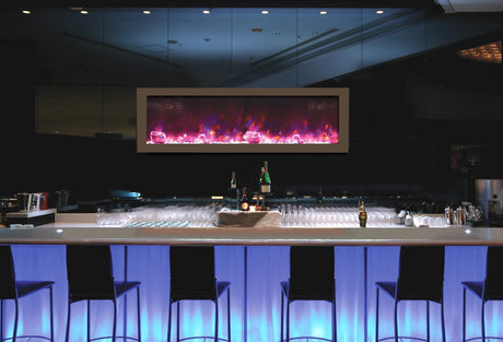 Electric Fireplaces With Multicolor Flame