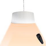 paragon outdoor SOL pendant white electric heater with remote