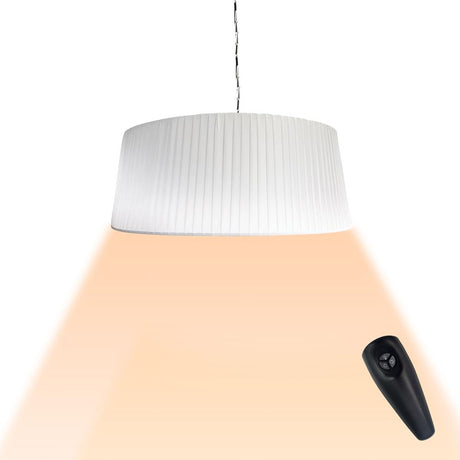 paragon outdoor SOL pendant white electric heater with remote