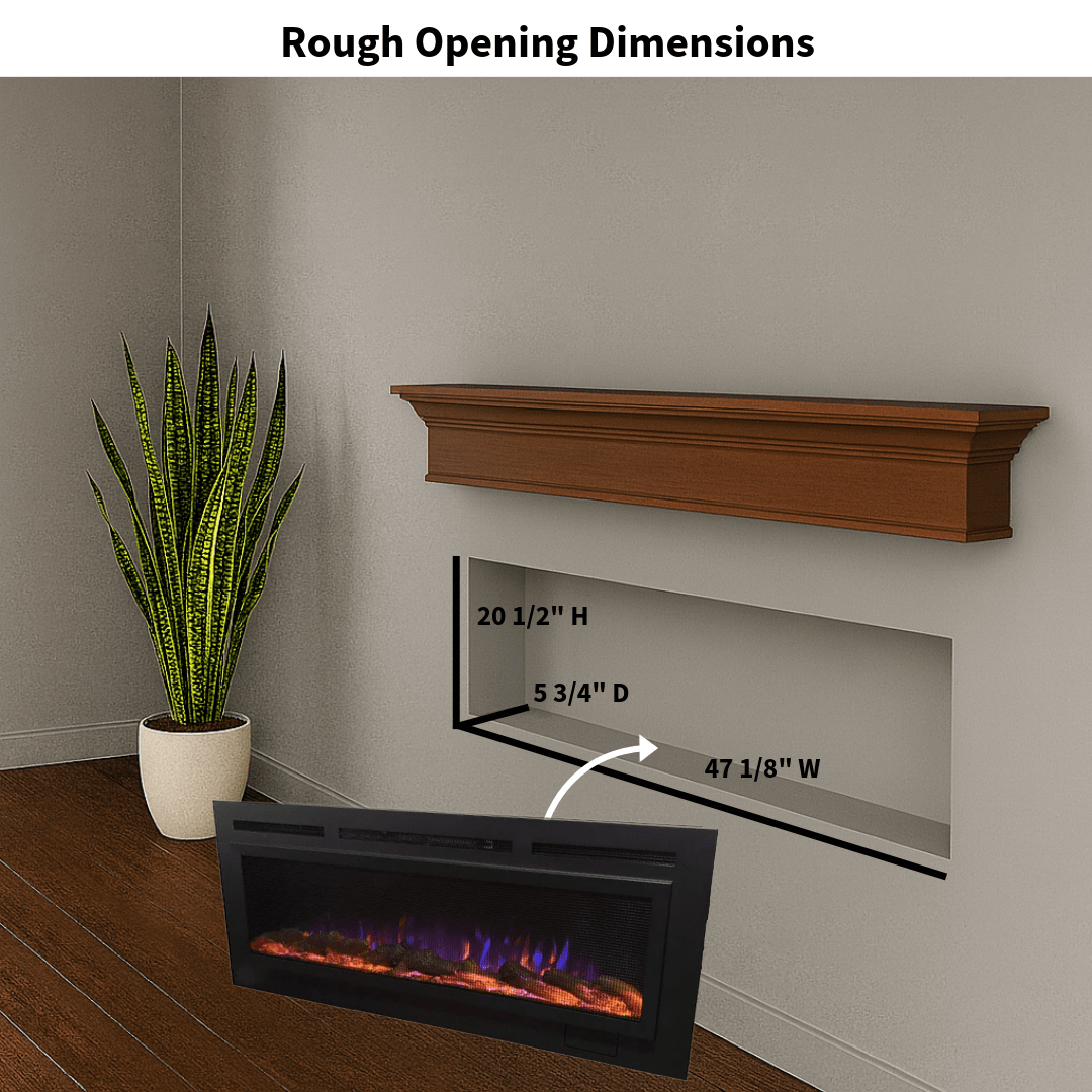 Touchstone Sideline Steel rough opening dimensions