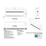Touchstone Chesmont 50-Inch dimensional drawing