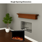 Touchstone Forte Infinity Pro 40-Inch rough opening dimensions