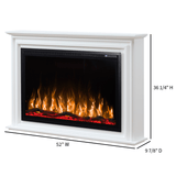 Touchstone Forte Elite 40-Inch Freestanding dimensional drawing