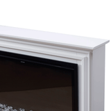 Touchstone Forte Elite 40-Inch Freestanding electric fireplace installed in a room