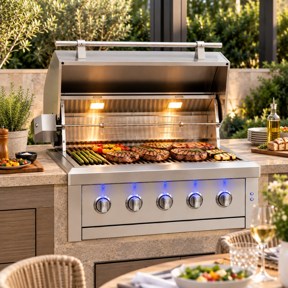 AMG Ovation Hybrid 36 Inch Luxury Outdoor Grill