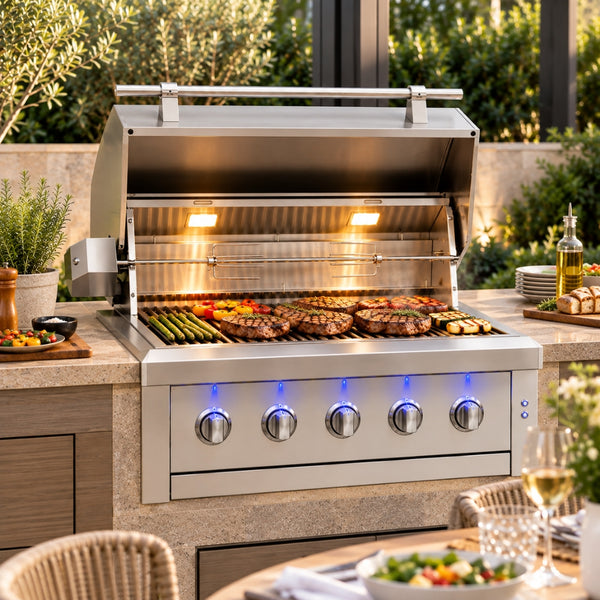 AMG Ovation Hybrid 36 Inch Luxury Outdoor Grill